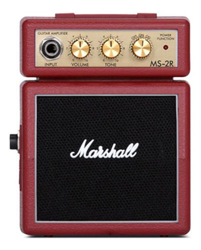 Cubo Guitarra Marshall Mini Ms-2 Red