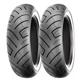 Llantas Shinko 180/65b16 Y 130/90b16 Sr777 Reinf Cara Blanca