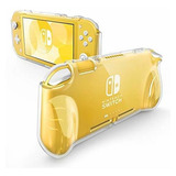 Carcasa Y Agarradera Transparente Para Nintendo Switch Lite