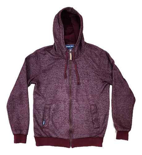 Hoodie Reverpass Con Capucha Talle L Color Bordo