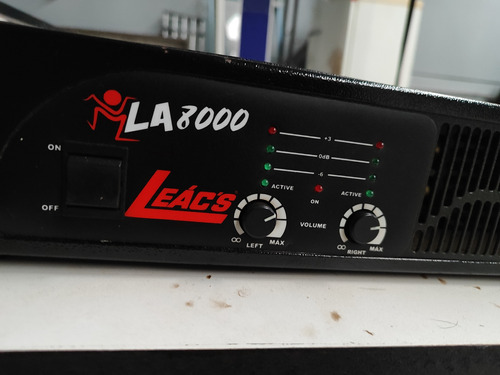 Amplificador Potencia Leacs La8000 (usado Em Ótimo Estado)