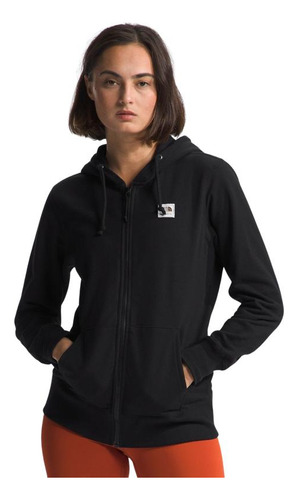 Polerón Mujer The North Face Heritage Patch Full Zip Negro