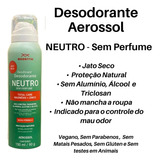 Desodorante Aerossol Neutro Vegano Sem Glúten Sem Alumínio