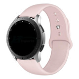 Pulseira 22mm Sport Lisa Para Samsung Gear S3 Frontier Cor Creme