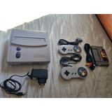 Snes Super Nintendo Baby Av Americano Funcionando Perfeitamente