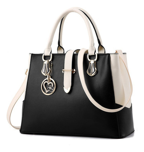 Bolsas Mujer Crossbody Bandolera Bolsa Blanco Y Negro Dama 