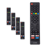 Kit 5 Controle Remoto Compatível Philco Smart Tv Ptv32g52s