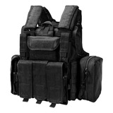 Chaleco Tactico Ciras, Para Placas, Caza, Guardias, Airsoft