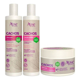 Kit Apse Cachos Shampoo + Condicionador + Mascara 300g