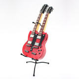 Alcancía Con Forma De Guitarra Doble (rojo) 