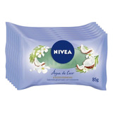 Kit 12 Sabonete Nivea Agua De Coco & Óleos Essenciais 85g