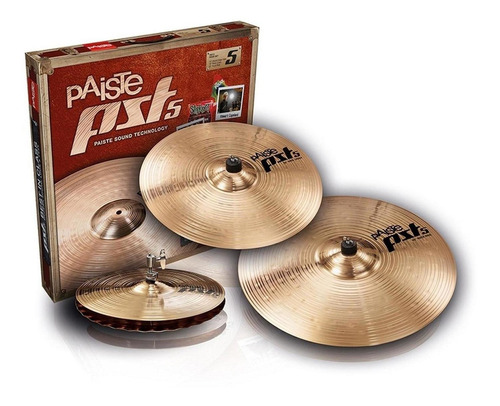 Paquete De Platillos Paiste 068rset Rock Set 14/16/20