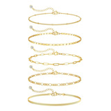 Pulseras De Oro Dearmay Para Mujer, Joyas De Oro Auténtico D