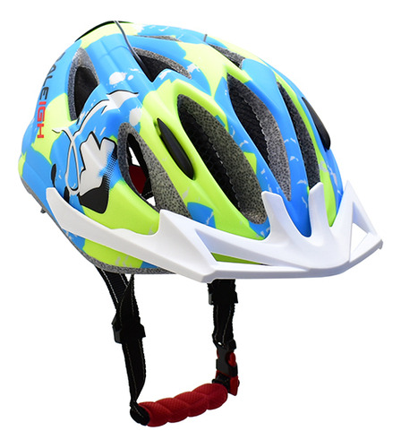 Casco Mtb Raleigh Modelo R-100 Nene S 50/54cm Azul Amarillo