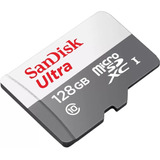 1 Cartão Memória Micro Sd Ultra Sandisk 128gb Celular Camera
