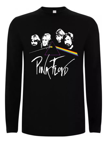 Polera Manga Larga - Pink Floyd - Rock