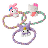 6 Ligas Cabello Hello Kitty Kuromi Kawaii Peinados Trenzas