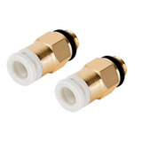 2 Conector Pneumático Kjh 04-m6 Para Tubo Ptfe De 4mm Pc4 M6