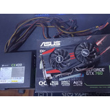 Vga Nvidia Gtx 760 2gb 256bits Com Fonte Real Corsair Cx430