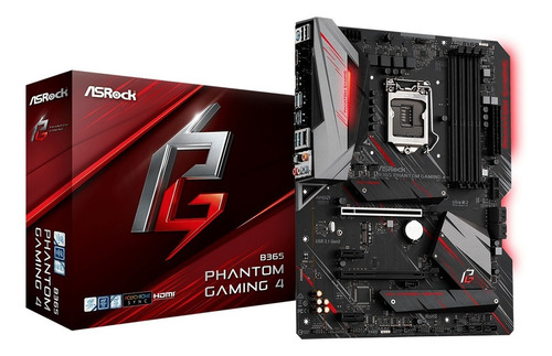 Asrock B365 Phantom Gaming 4 8° 9° Gen M2 Crossfire Rgb U3.1