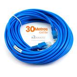 Cabo De Rede Cat5 30 Metros Ethernet Lan Giga Rj45