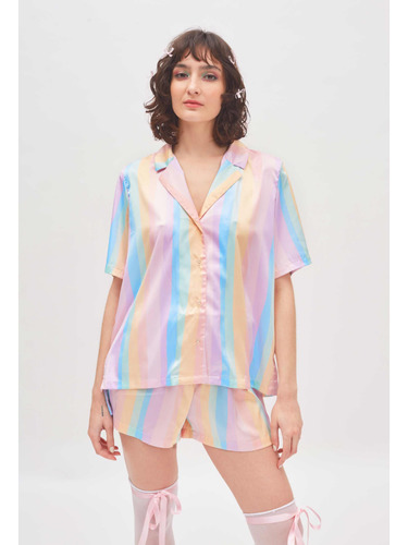 Pijama Arcoíris Mujer Talle M