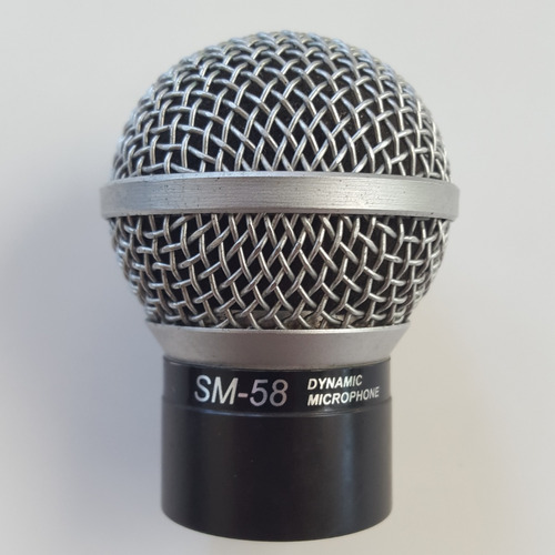 Cápsula Microfone Profissional Leson sm58 Original Com Globo