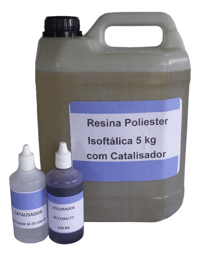 Resina Poliéster Isoftalica  5 Kg  