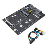 Tarjeta Adaptadora Ngff+msata A Sata3.0+cable M2 Key B-m Ssd