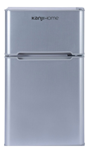 Heladera Bajo Mesada Con Freezer Kanji Km93fbs Silver Cts Color Gris