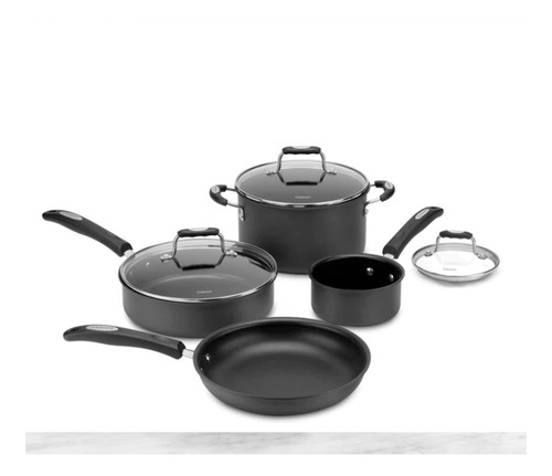 Batería Cuisinart Anodizado 7 Piezas