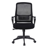 Silla De Oficina Gerencial En Malla Empire Negro