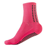 Medias 1/2 Caña Foxsocks Antideslizantes Clasicas Rosa Negro