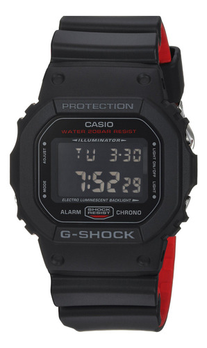 Reloj Casio G Shock Negro/rojo Cuarzo Métrico