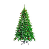 Árbol De Navidad Espigas De Pino Decoración 2.10 Mts