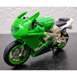 Juguete Motocicleta Kawasaki Zx-9r Ninja Verde 1:18 Maisto