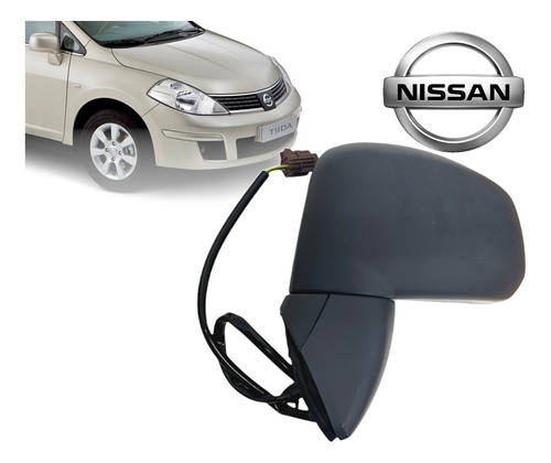 Retrovisor Izquierdo Para Nissan Tiida Del 2004 Al 2009 Foto 4