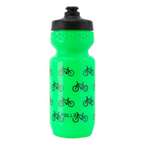 Garrafa Pullo Bike Verde Neon 600ml Cor Verde-néon