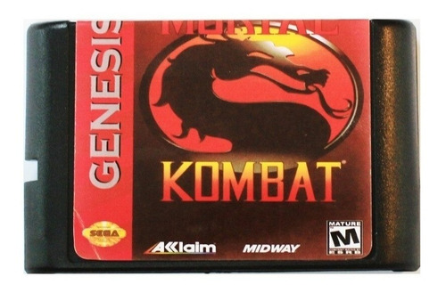 Mortal Kombat Luta Mk Sega Mega Drive Genesis Tectoy