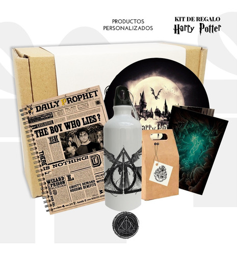 Kit De Regalo Harry Potter / Mugs / Botella