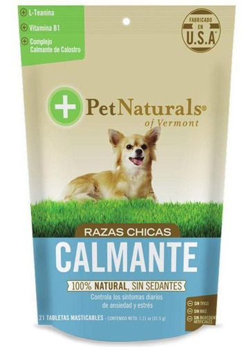 Calmantes Pet Naturals Para Perros Sb (21 Pzs/bolsa)