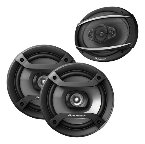 Combo Parlantes Pioneer 6x9 6960 6966 + 1634 6 Pulgadas