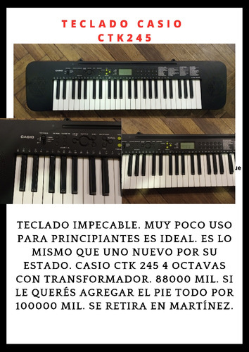 Teclado Casio 