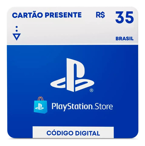 Cartão Playstation Store 35 Reais Psn Plus Ps4 Ps5 Br