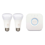 Kit De Inicio Hue Bridge Philips Hue 2-pack Nuevo [k100]