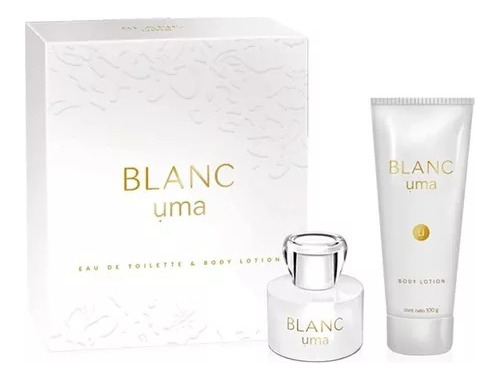 Uma Blanc Perfume De Mujer Edt 50 Ml + Body Lotion Set