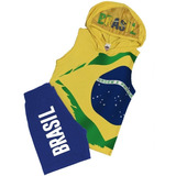 Conjunto Do Brasil Copa Do Mundo Roupa Infantil
