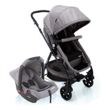 Conjunto Travel System Poppy 3.0 Duo Cinza Mescla Cosco Kids