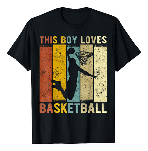 This Boy Loves Basketball - Camiseta De Baloncesto Para Nino