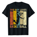 This Boy Loves Basketball - Camiseta De Baloncesto Para Nino